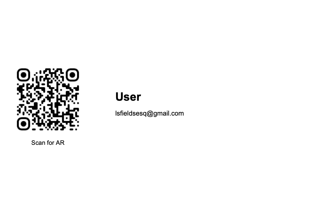 User — card preview